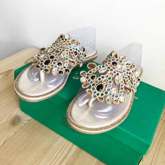 NEW Lauren Lorraine St. Tropez Sandals - Picture 2 of 6